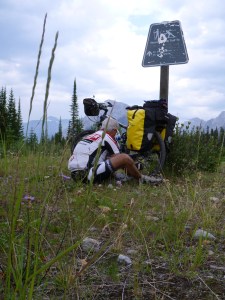Fixing our first flat tire