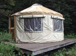 The dry yurt!
